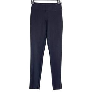 Burberry Prorsum Side Stripe Skinny Pants SIZE 40 US 2 Black Leggings Size Zip